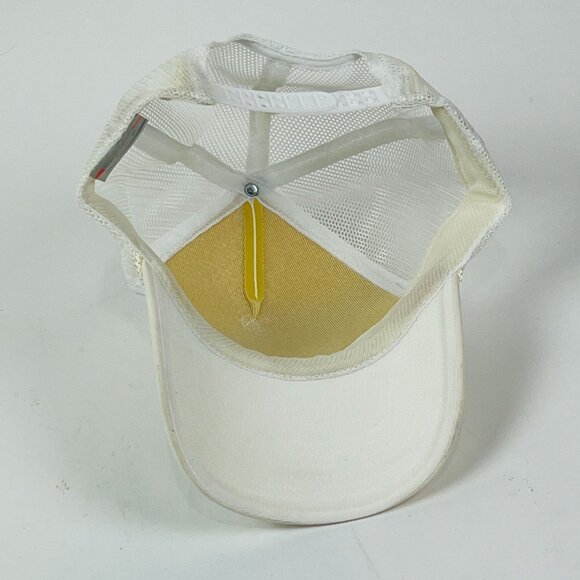 Vintage san Sun Souvenir Florida 1998 Beige Snapback Trucker Adjustable Ball Cap - Picture 3 of 5